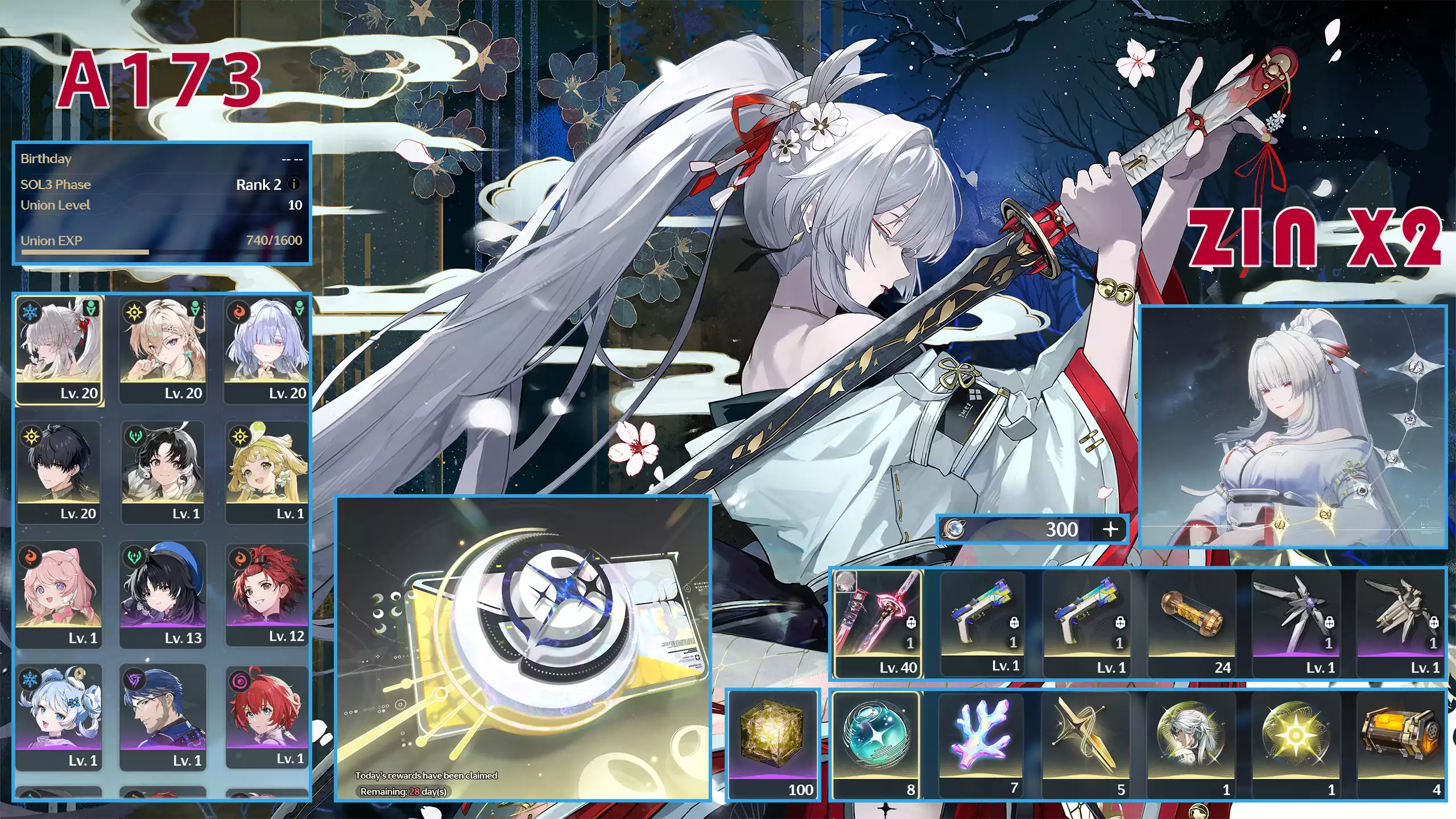Hiyuki C2R1 + Lynae C0 + Mornye C0 + thẻ tháng 28 ngày